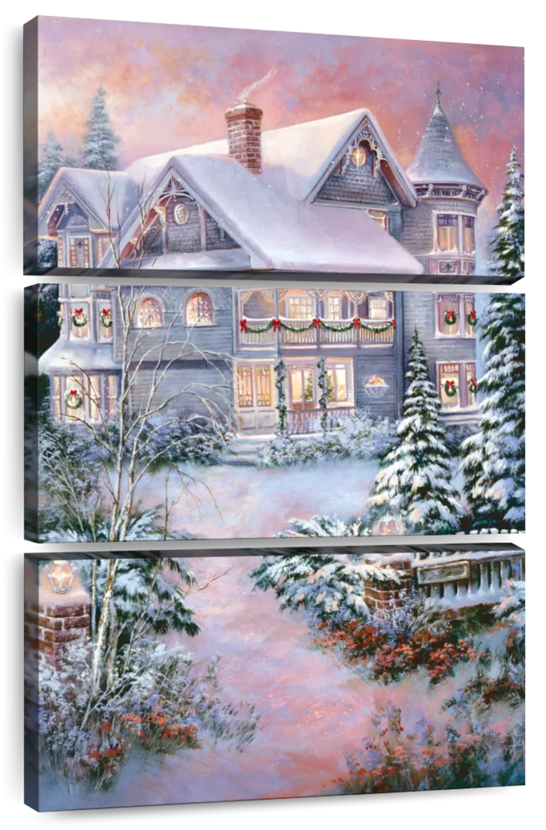 Christmas Past Wall Art | Painting | by Sandra Bergeron