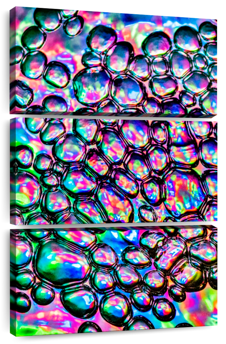 Wall Art Print, Rainbow Bubble