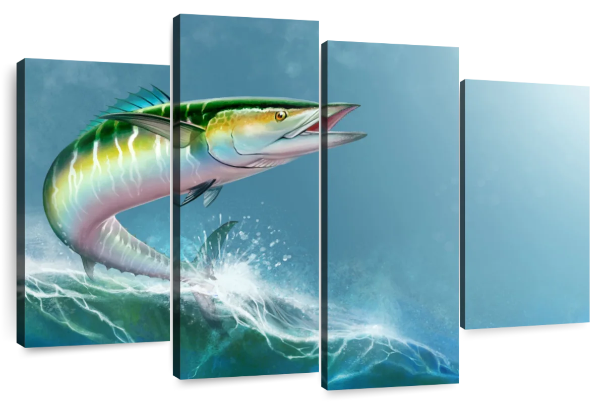 wahoo fish art