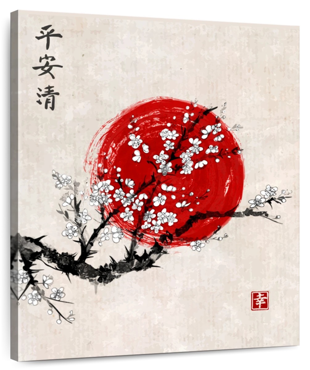 cherry blossom painting japanese