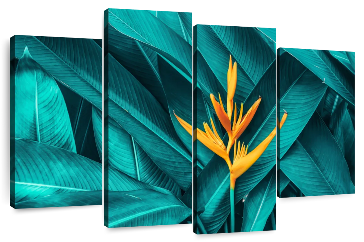 Birds of Paradise Series, Exotic Tropical Floral Pattern