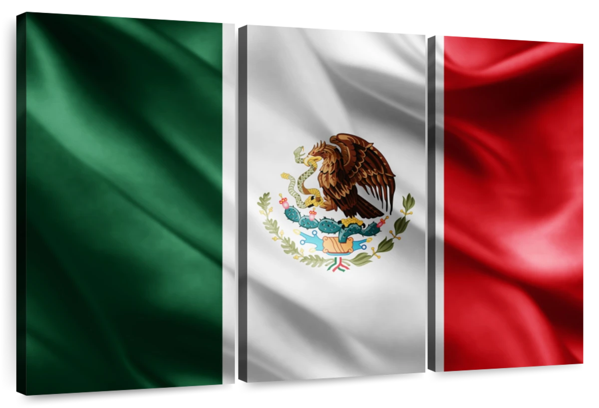 mexican flag waving png