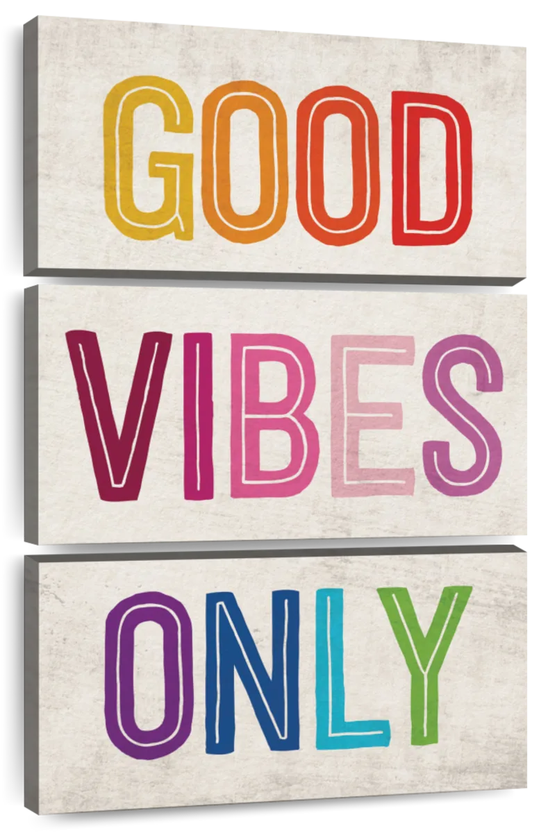 Wall Art Print, Good vibes only #2