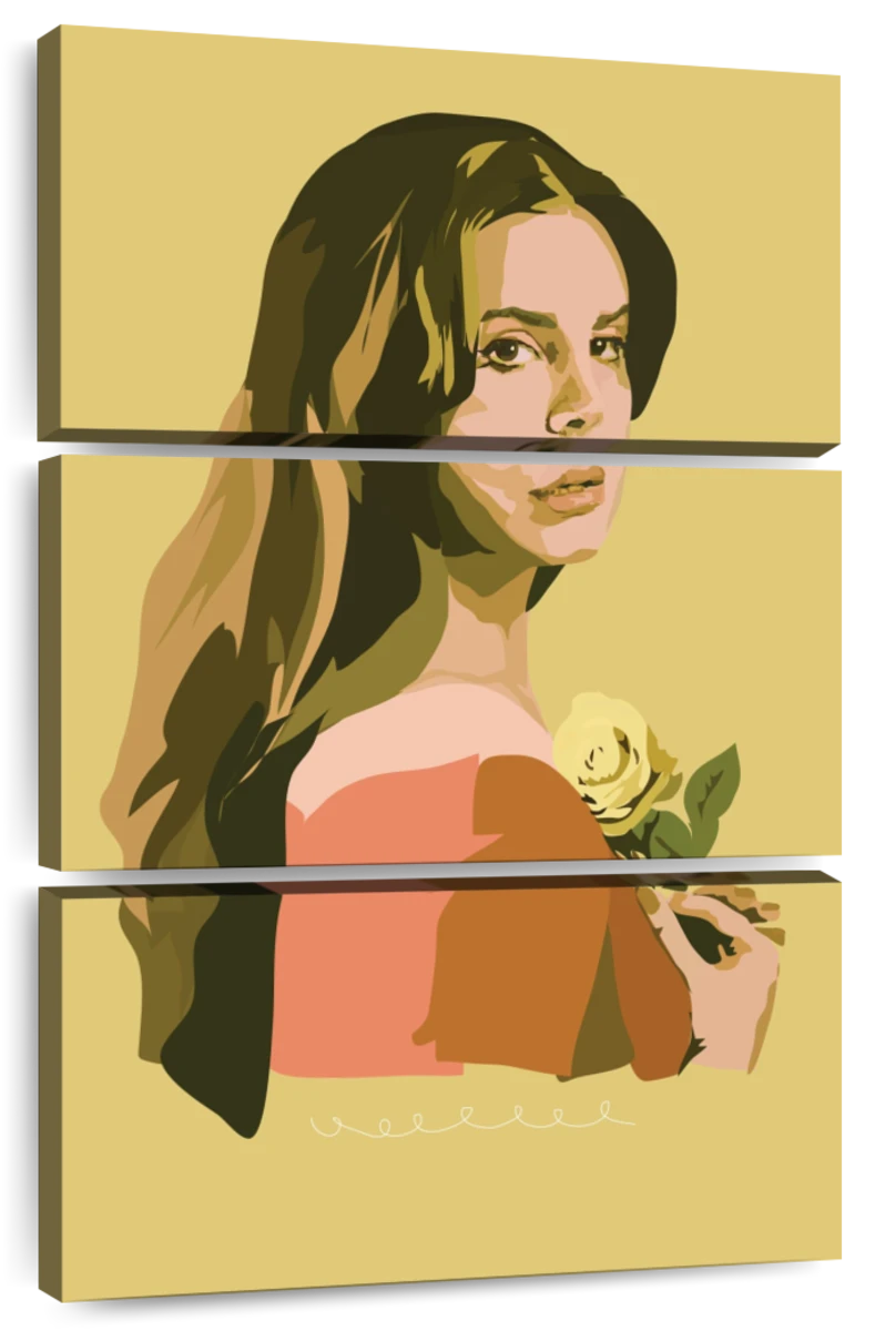 lana del rey pop art poster