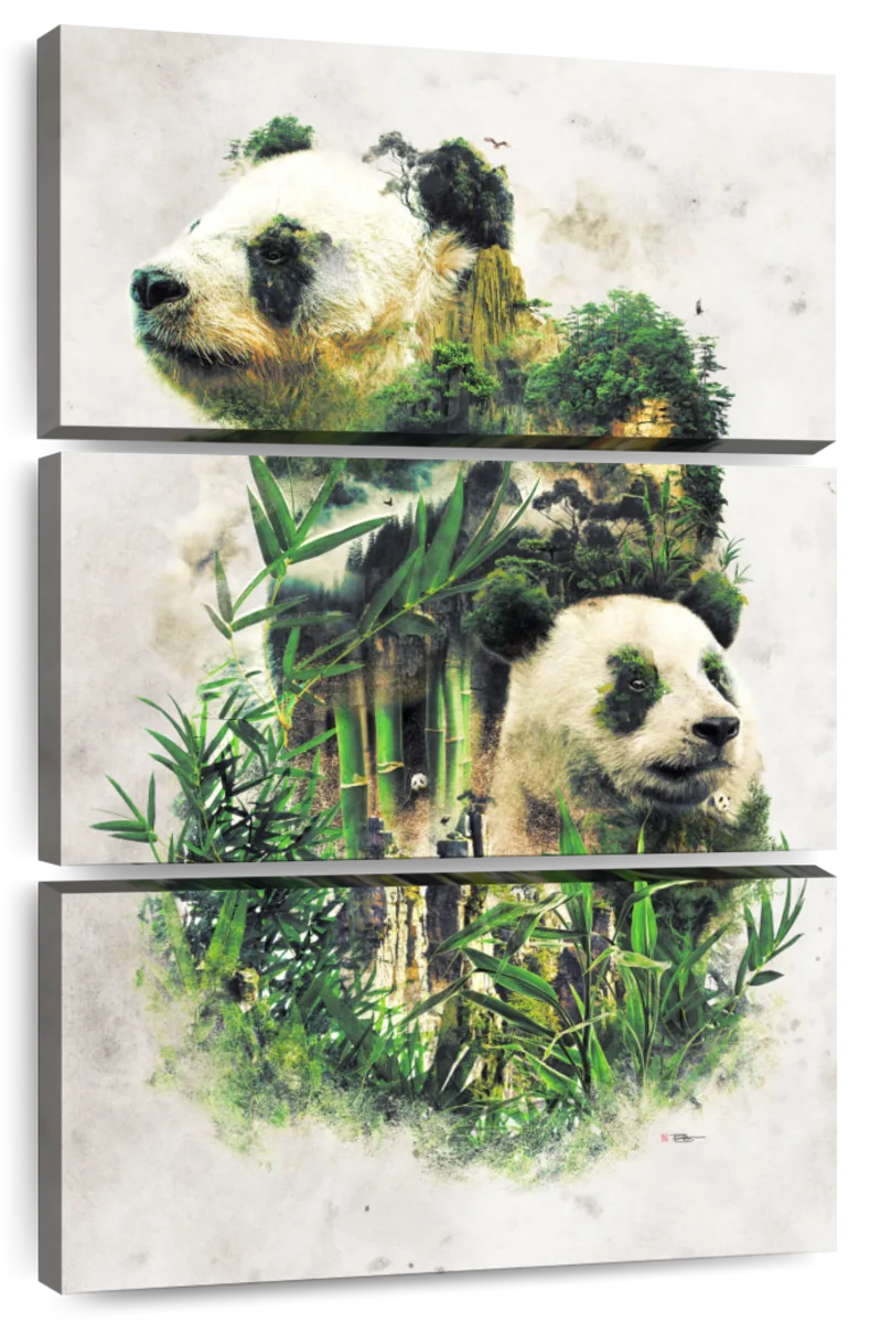 Panda Yoga, an art print by huebucket - INPRNT