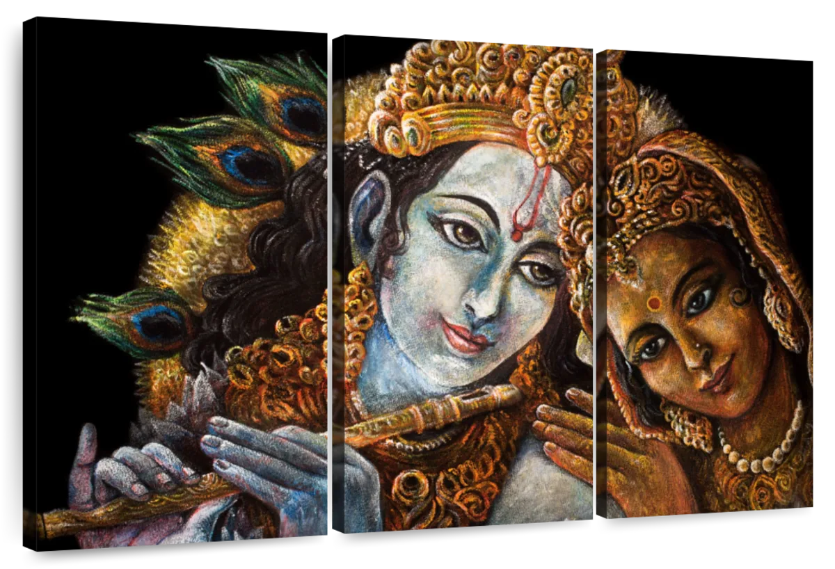 Beautiful Radha Krishna Art: Canvas Prints, Frames  Posters