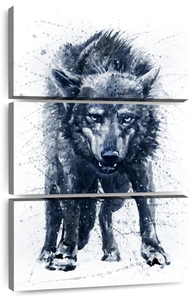 angry wolves drawings