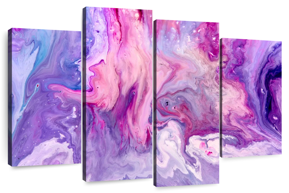 Abstract Lavender Wall Art | Painting
