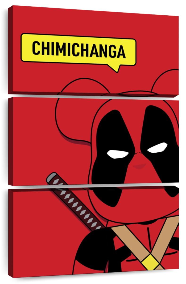 Deadpool Did Someone say Chimichangas? 12x18 Poster