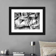 Greyscale Rock Formation Wall Art | Photography