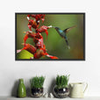Hummingbird Flower Snack Wall Art