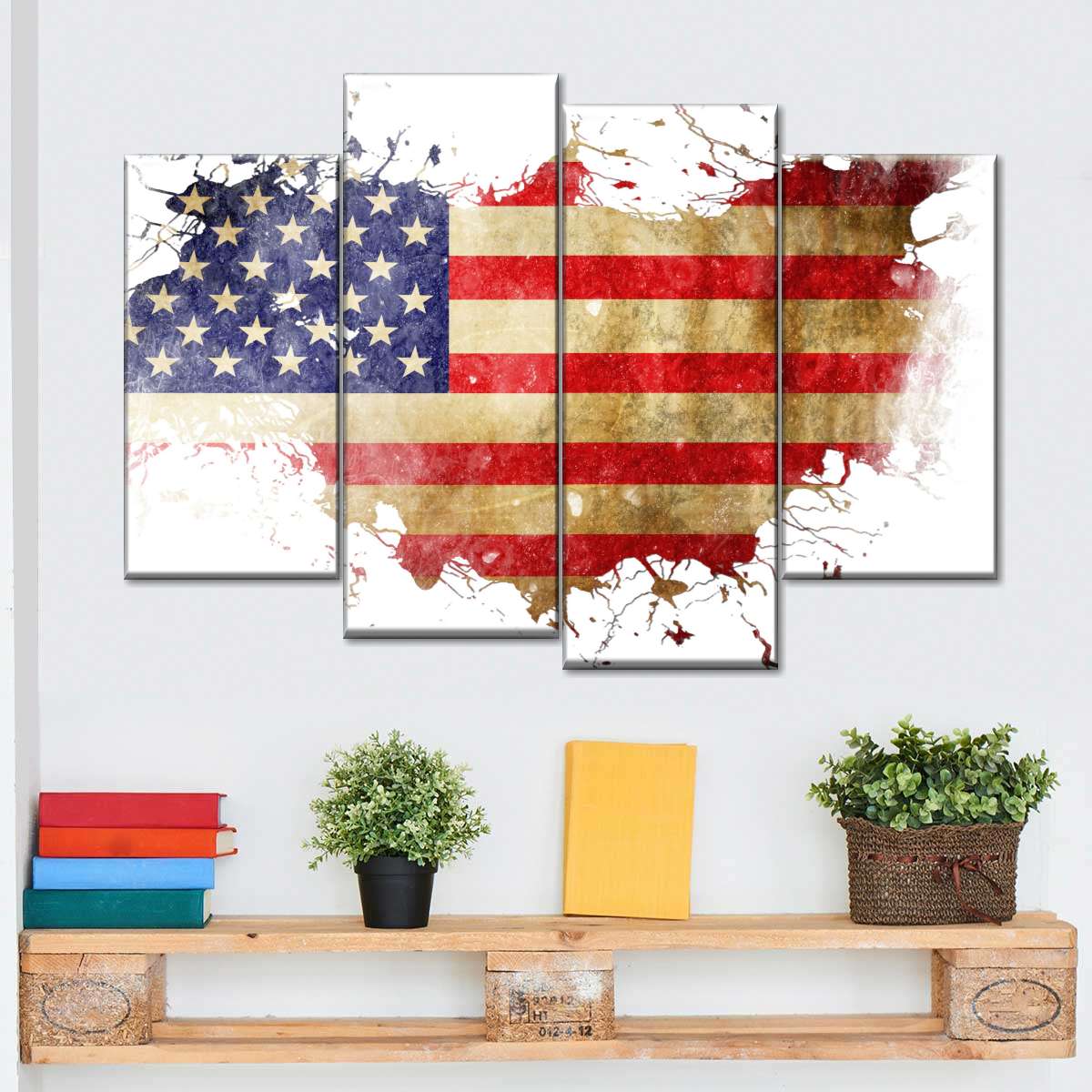 United States Of America Multi Panel Canvas Wall Art Elephantstock