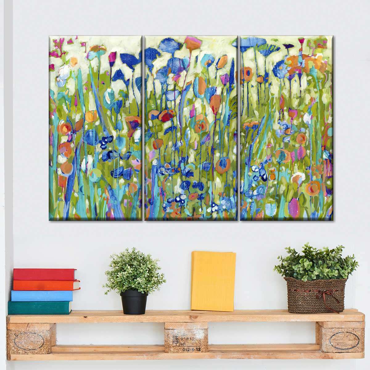 Out Of The Blues Multi Panel Canvas Wall Art