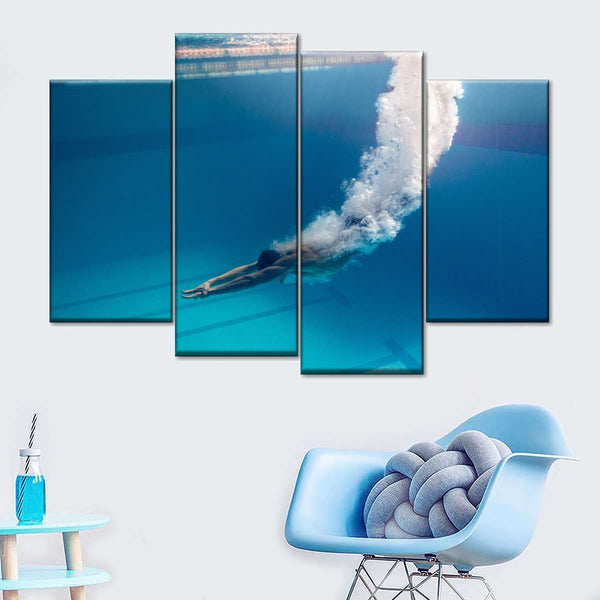 Swimming Male Wall Art | Photography