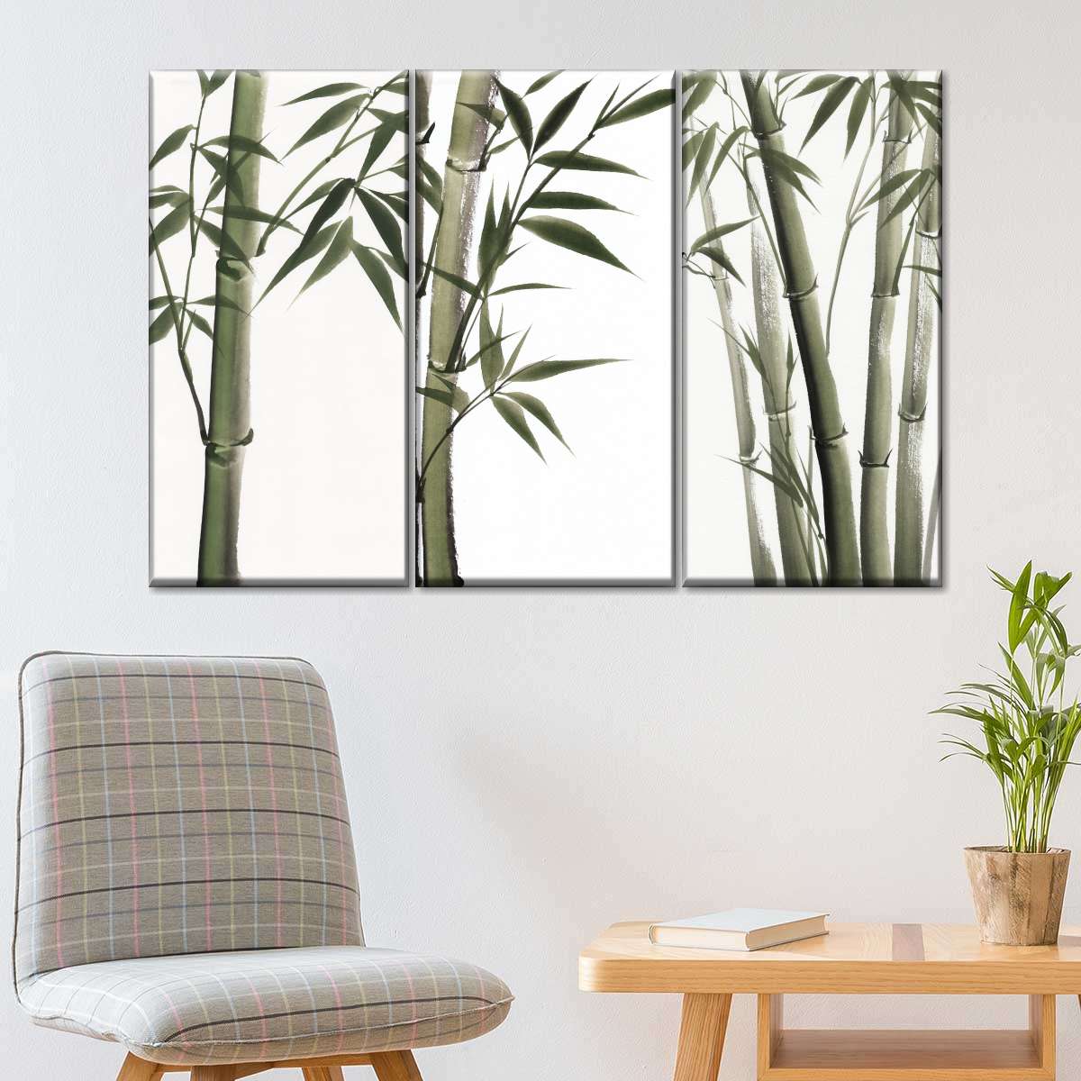 Lucky Bamboo Canvas Set Wall Art Elephantstock