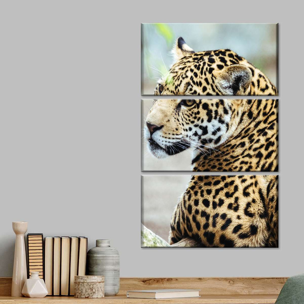 Jaguar Look Multi Panel Canvas Wall Art | ElephantStock