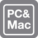 PC & Mac Compatible