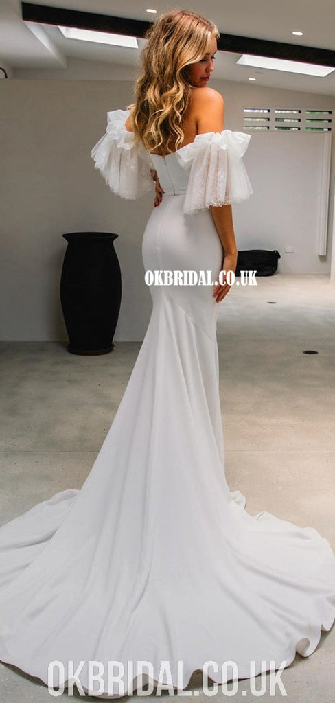 jersey material wedding dress