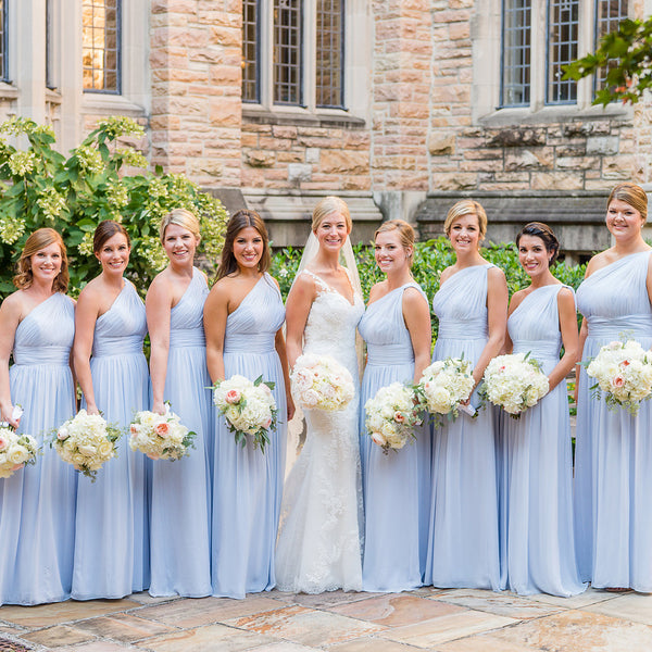 bridesmaid baby blue