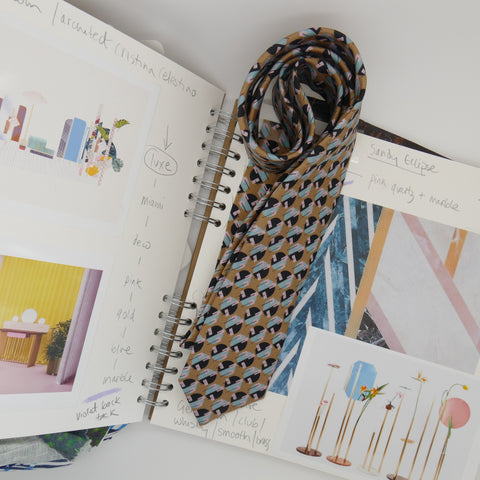 sketch book for tie design