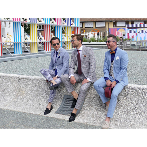 Pitti uomo visitors. Photo by Niki Fulton