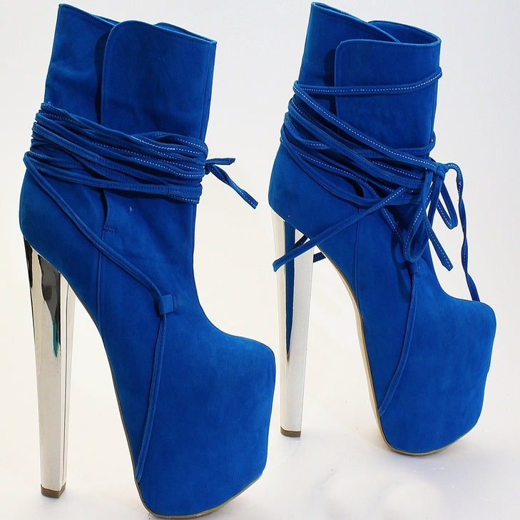 blue platform boots