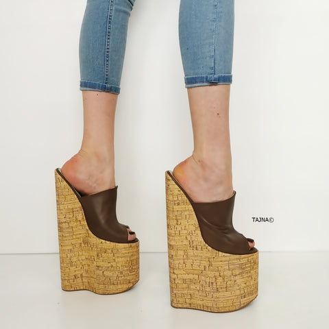 extreme high heels mules