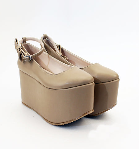 flat wedge platform heel