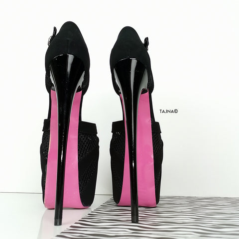 pink sole shoes