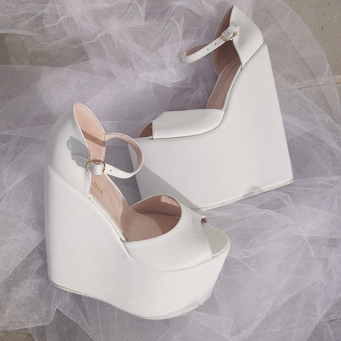 18-22 cm Super High Heel Wedding Shoes 