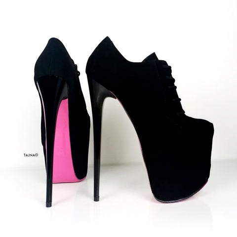 oxford high heels shoes