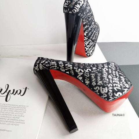 thick heeled pumps