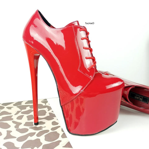 red oxford heels