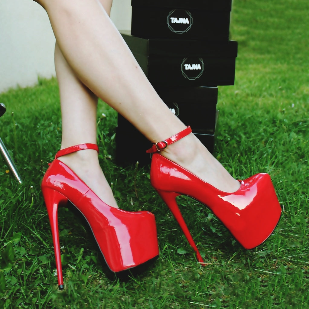translucent stiletto heels