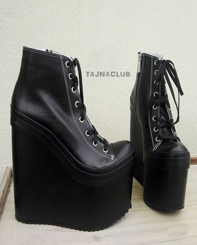 sneaker heels black