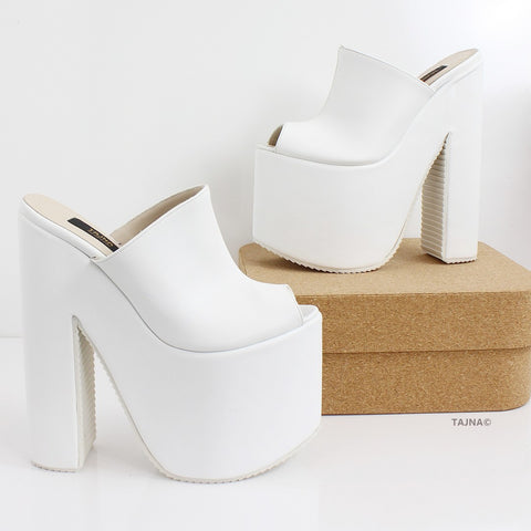 cheap white high heels