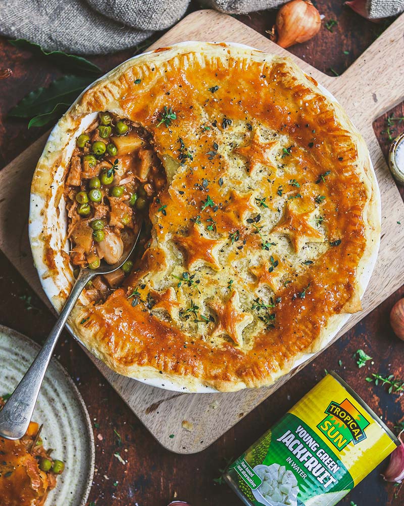 Happy Skin Kitchen Curried Jackfruit Pot Pie Recipe