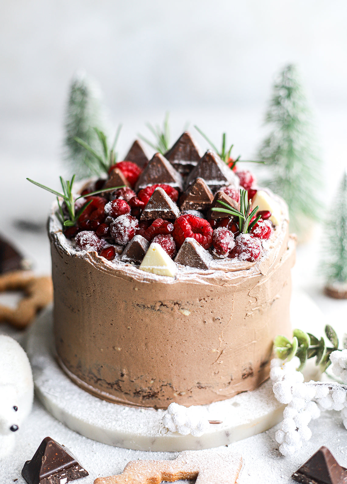 Christmas Mountain Layer Cake