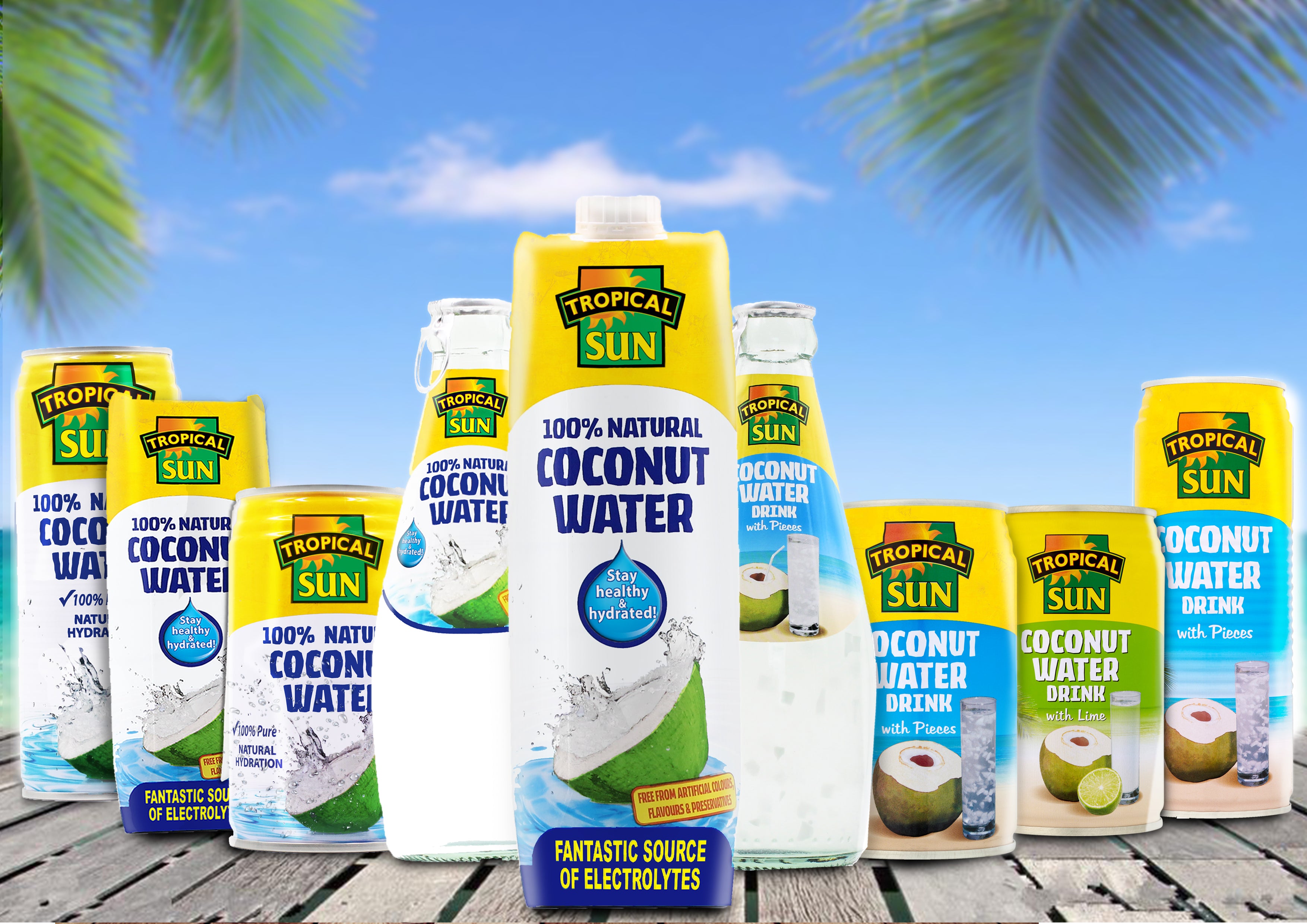 Tropical Sun Coconut Water Range