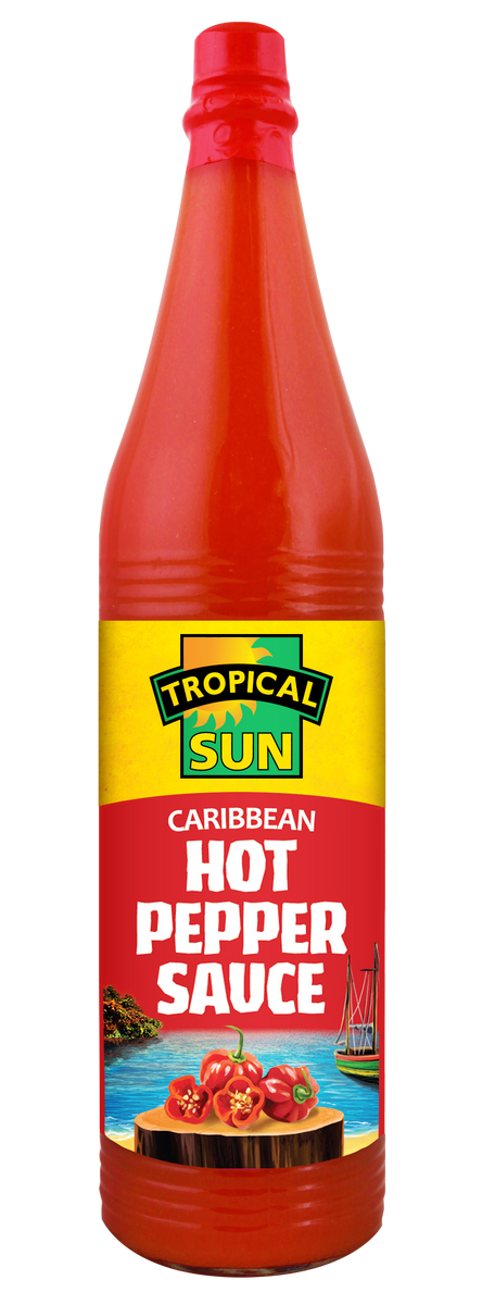 Tropical Sun Caribbean Hot Pepper Sauce Bottle 85ml