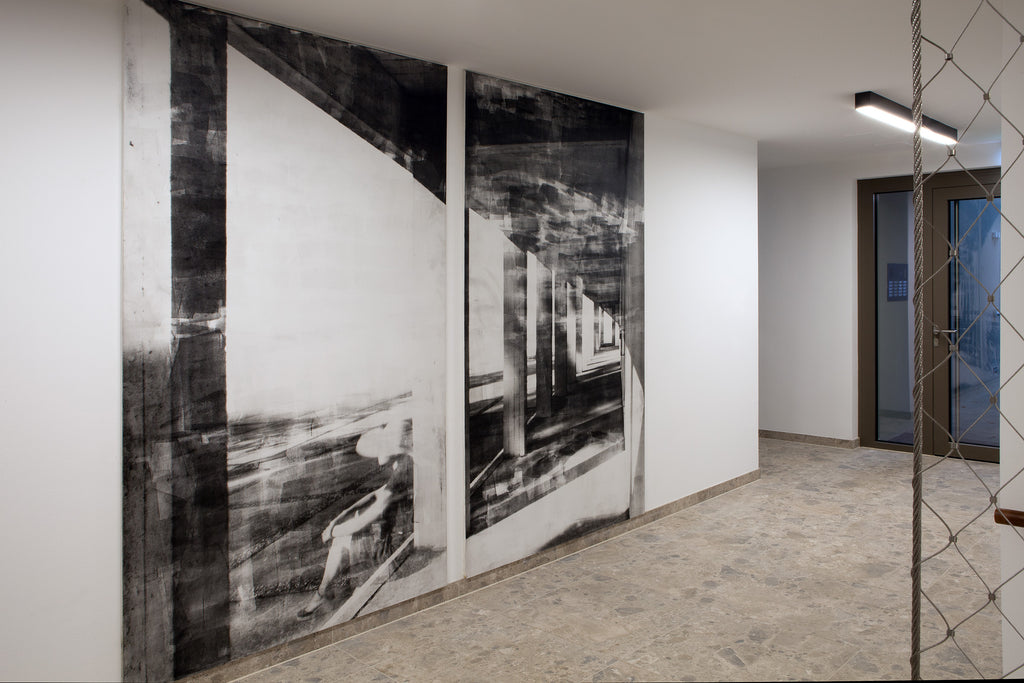 Birgit Graschopf, wall exposure Eduardgasse Vienna, 2022