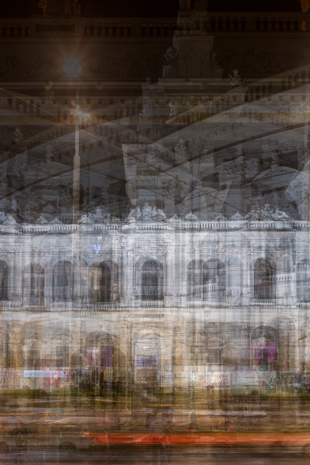 Peter Neusser, „Multiples Burgtheater“, 2016 / Print 2022