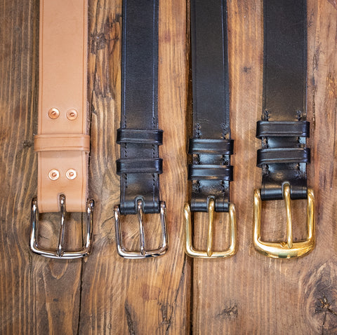 English leather belts