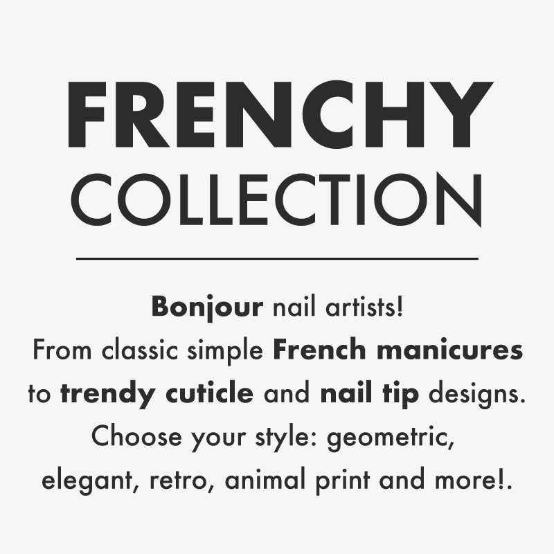 French Manicure Nail Stamping Plates