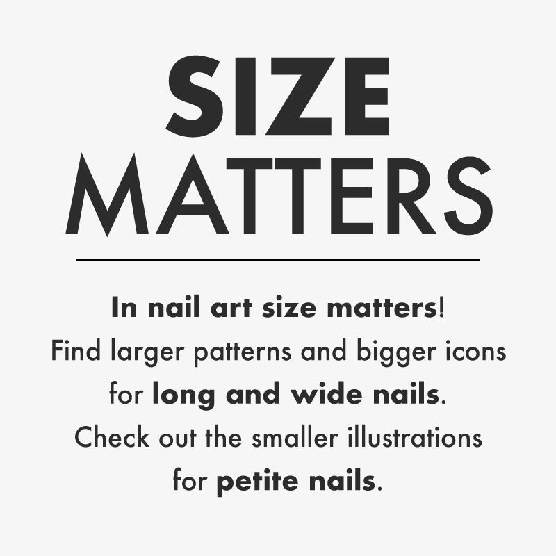 Size Matters Nail Stamping Plates