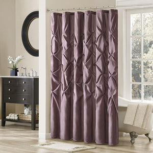 plum shower curtain