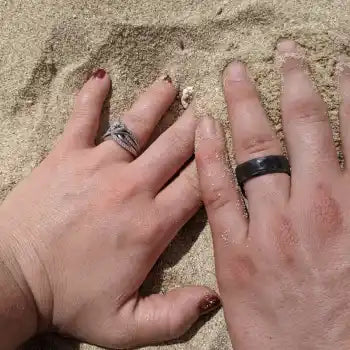 Customer Image - Ring on another couple's hand