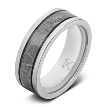 Meteorite Rings- Wedding bands by Rings By Lux - RBL