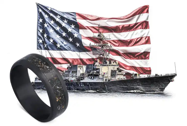 The Commander - U.S. Navy Wedding Ring