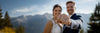 Manly Bands Unique Rings - Couple out in the Wild on Wedding Day